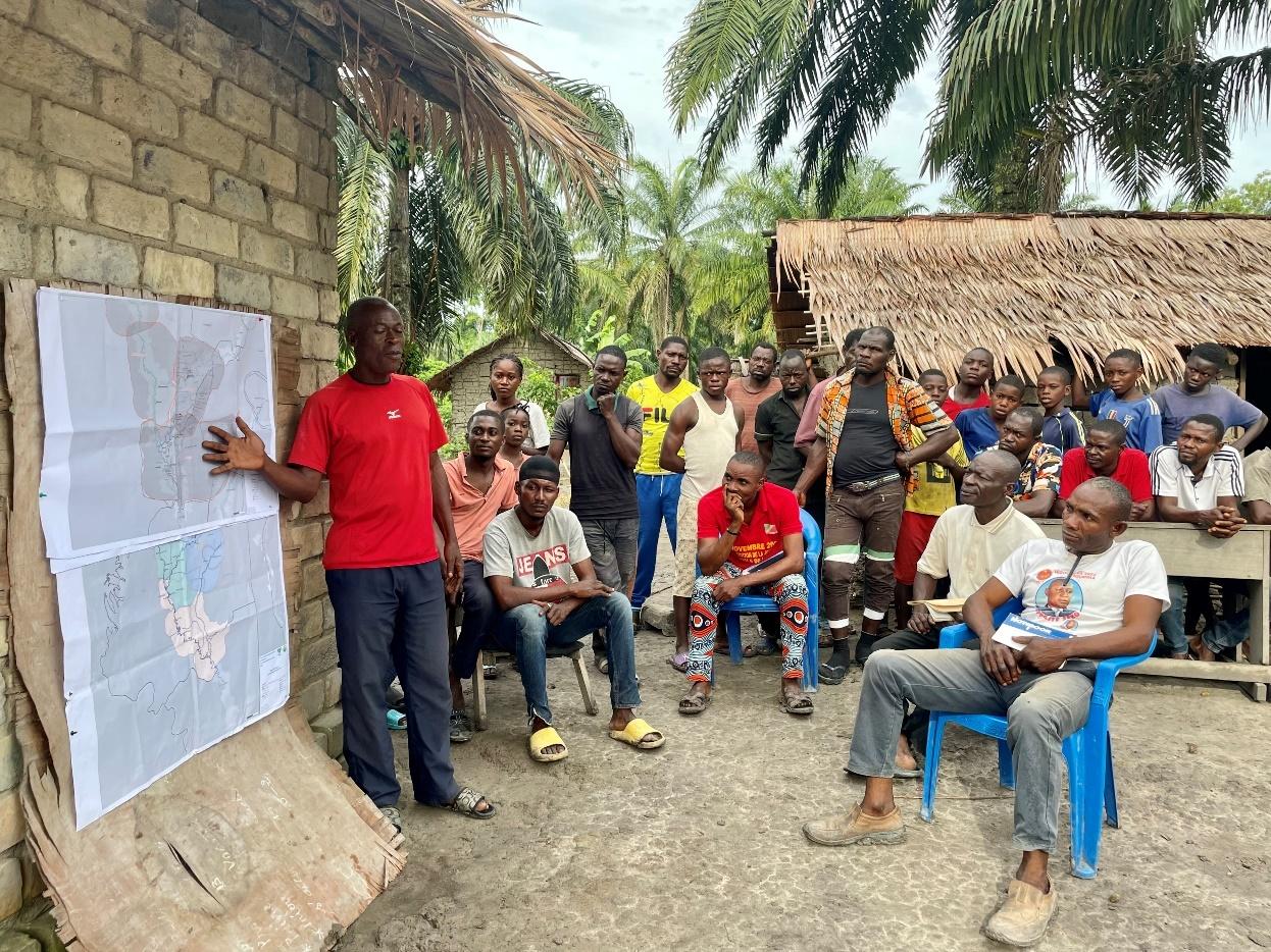 Villagers during FPIC