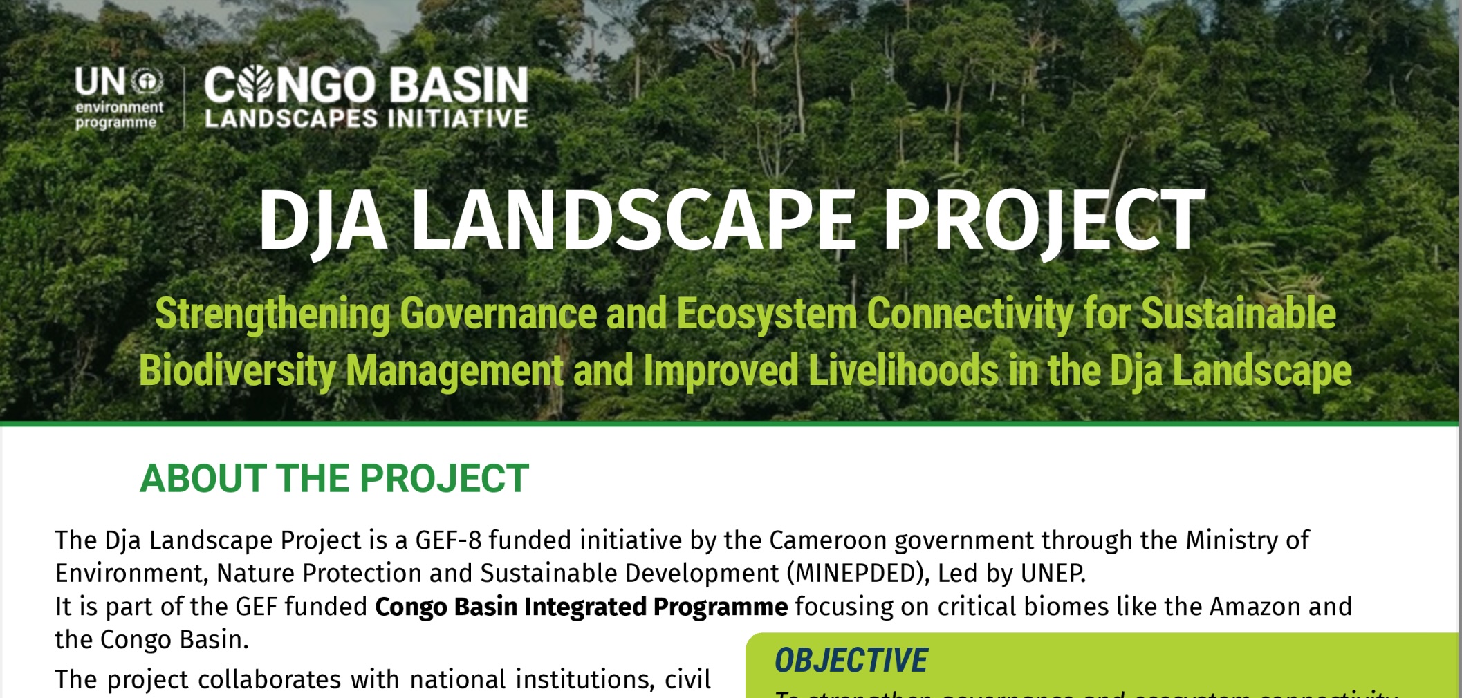 Dja Factsheet cover