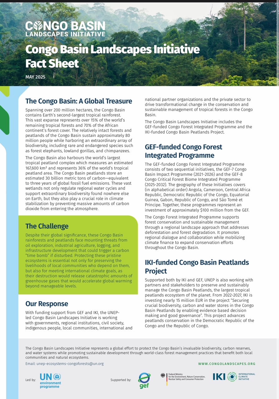 Congo Basin Landscapes Initiative Factsheet