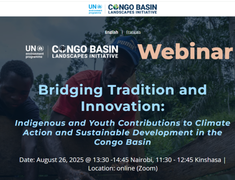 Inaugural webinar webpage screenshot