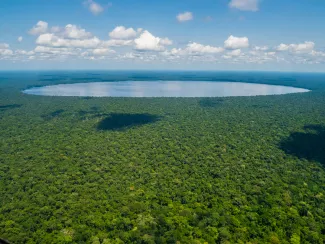 View of the Lac tele