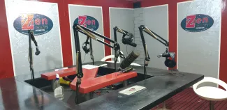 Cross view of Zen Radio Studio